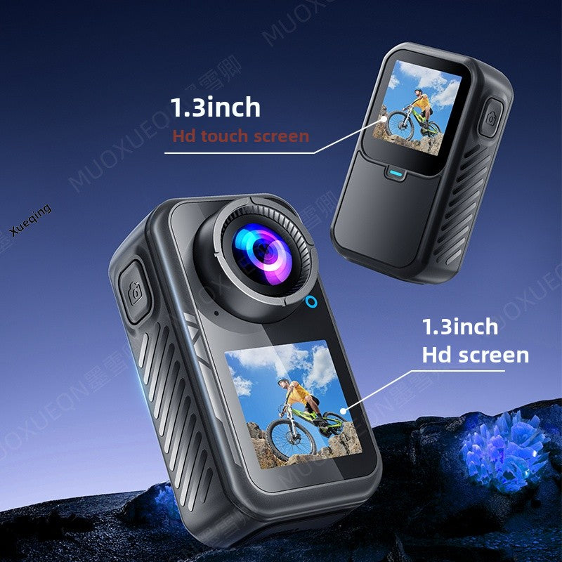 5K HD Anti-Shake Action Camera for Cycling and Vlogging