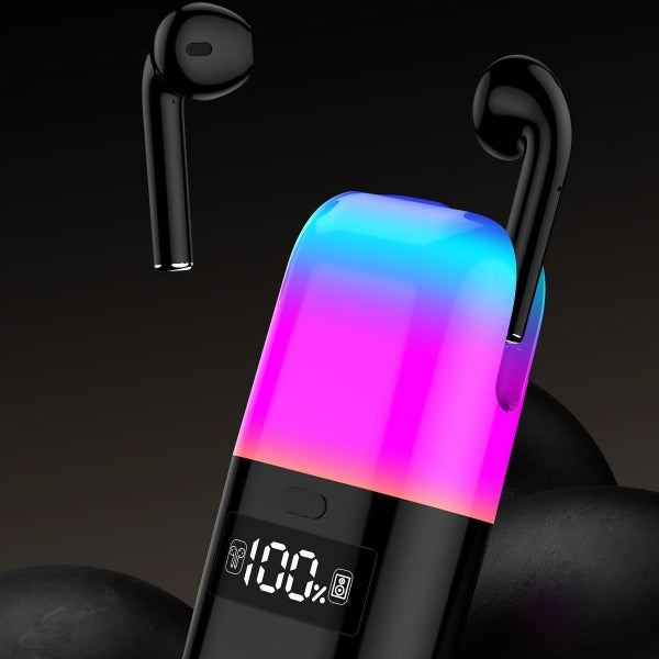 Bluetooth Headphones with Speaker and LED Light