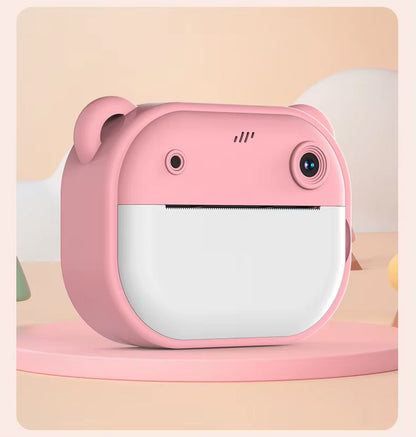 Pink Instant Print Camera for Kids