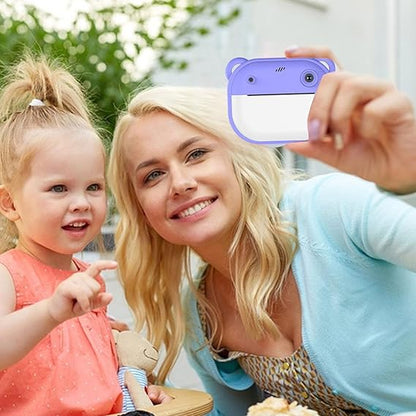Blue Instant Print Camera for Kids