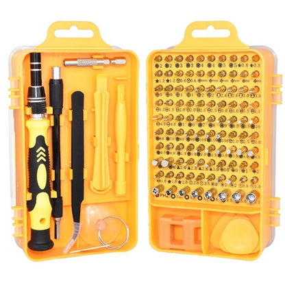 110 In 1 Magnetic Torx Screwdriver Set Lengthen Muti Precision Screwdrivers For PC Phone Hand Tools Kits With Crowbar Tweezers
